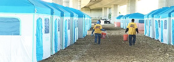 Modesto Outdoor Homeless Shelter image