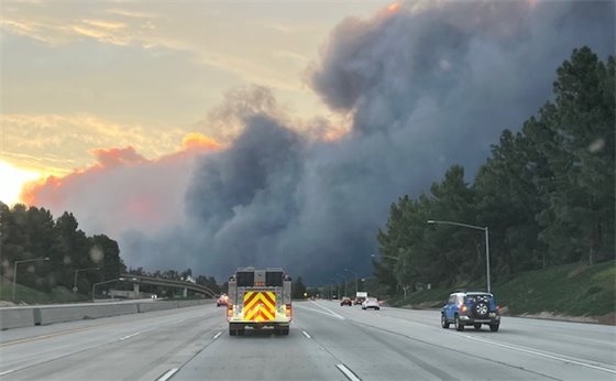 LA fires photo