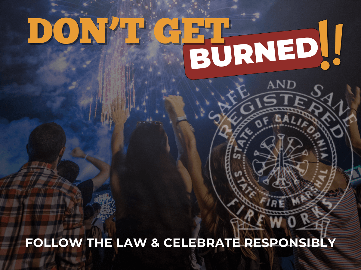 Practice Safety first when using fireworks